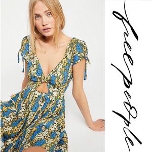 NWT Free People Miss Right Cutout Skater Dress